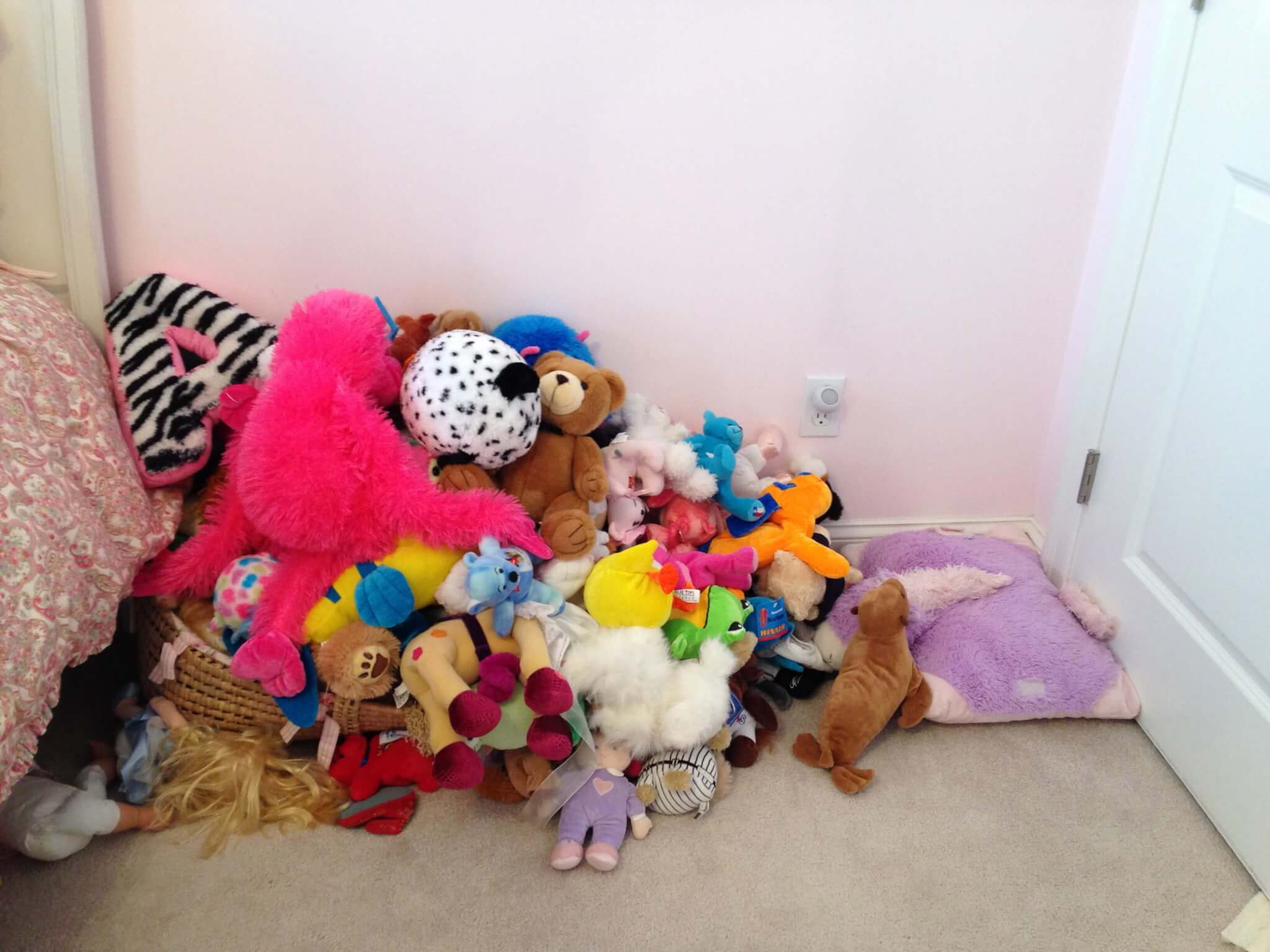 bean bag to hold stuffed animals
